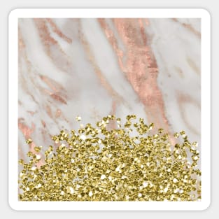 Marble gold rush Sticker